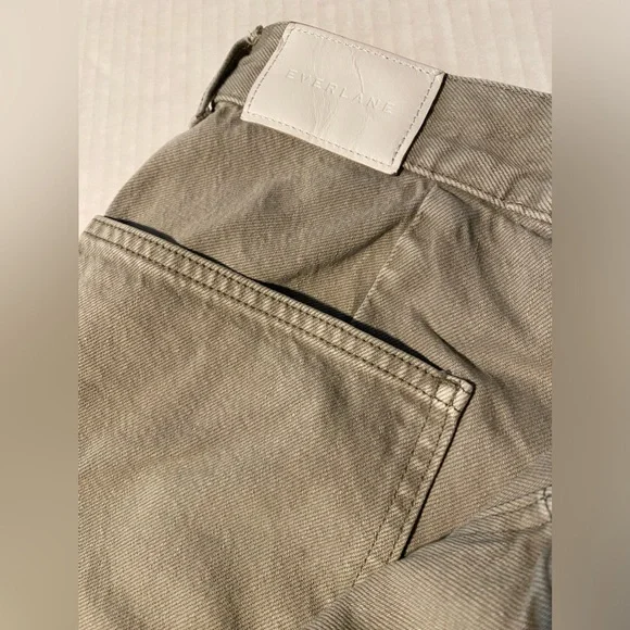 Everlane Gardner Jeans Moss Wide-Leg Pants Size 29 - Picture 3 of 16